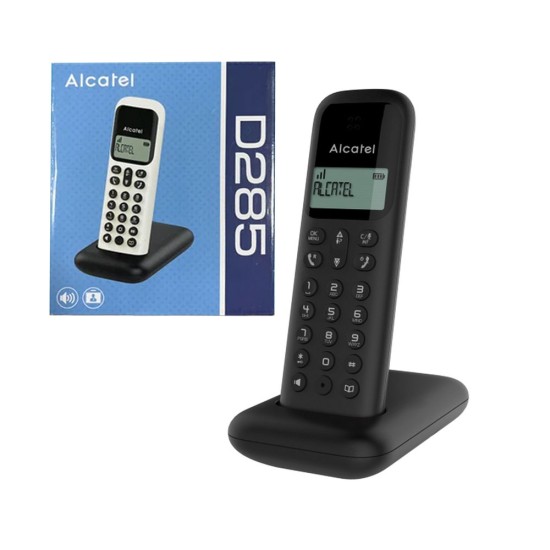 TELEFONE FIXO ALCATEL DEC D285 PRETO TELEFONE FIXO ALCATEL DEC D285 PRETO